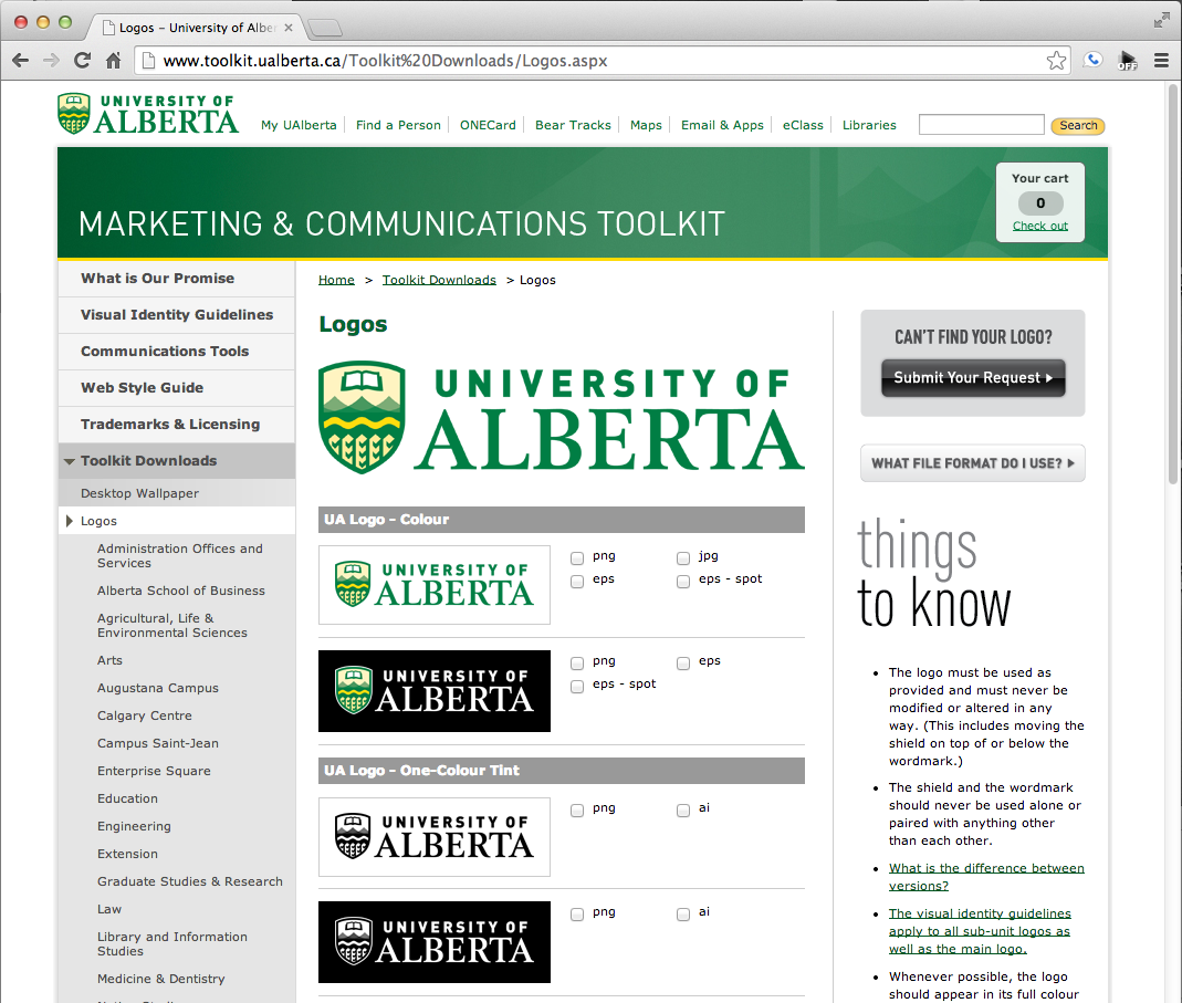 University of Alberta Visual Identity